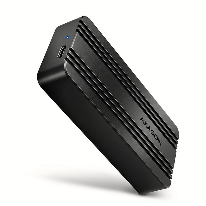 AXAGON EEM2-40G M.2-Geh&auml;use, USB4, 40 Gbit/s, NVMe, Aluminium - schwarz image number 0