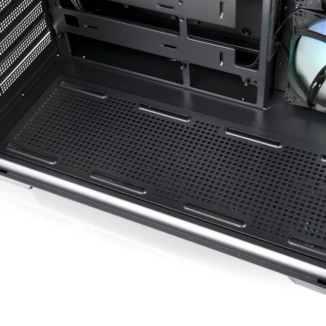 Thermaltake View 380 TG ARGB PC Case, Mid Tower, ATX, ARGB, Tempered Glass - Black image number 18
