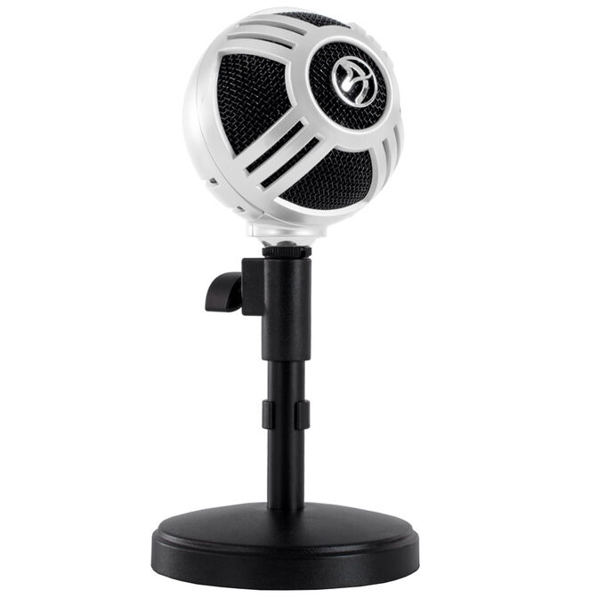 Arozzi Sfera Table Microphone, USB - white image number 1