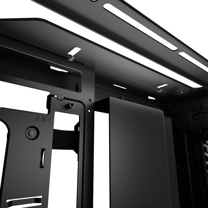 Corsair Frame 4000D PC case, Mid Tower, E-ATX, Tempered Glass - black image number 11
