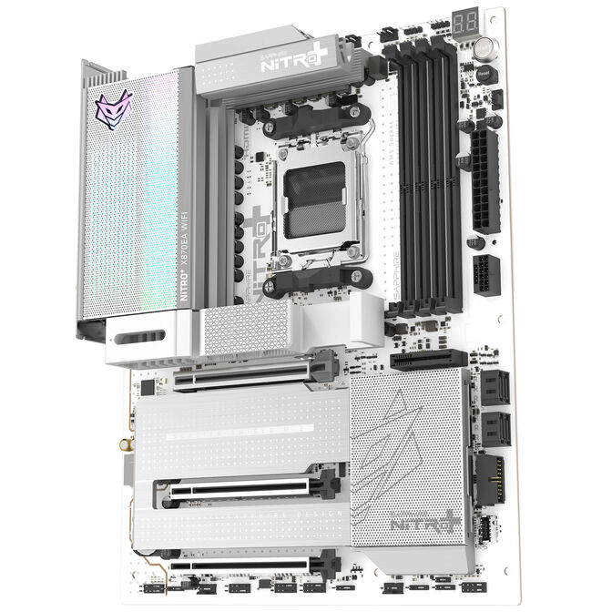 Sapphire Nitro+ X870EA PhantomLink Polar Edition Mainboard, AMD X870E, Sockel AM5, DDR5 image number 4