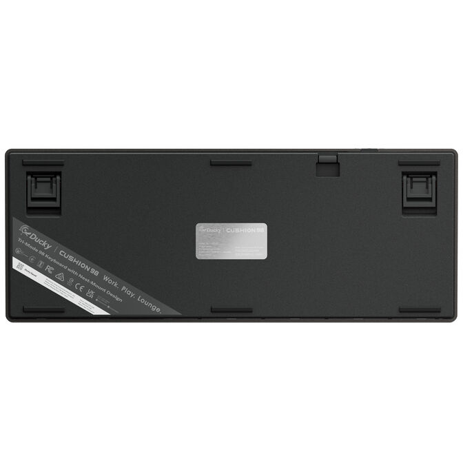 Ducky Cushion 98 Gaming Keyboard, 96%, US Layout, Shush Green Switches - Nickel image number 4