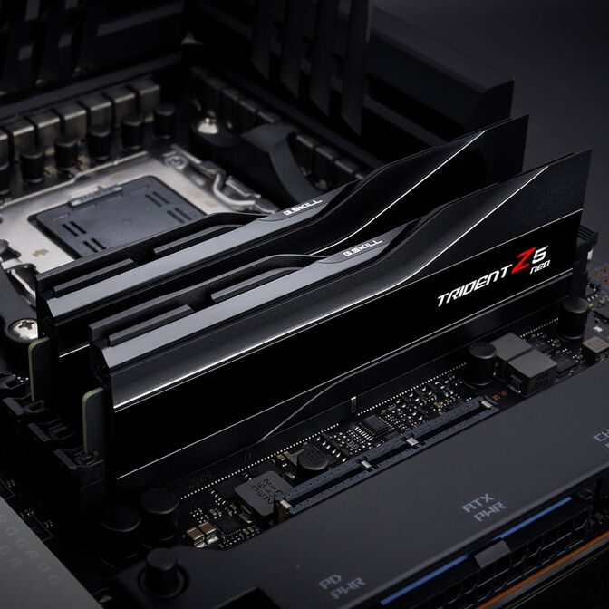 G.Skill Trident Z5 Neo DDR5-5600 RAM, CL30, EXPO - 32 GB Dual-Kit, black image number 4
