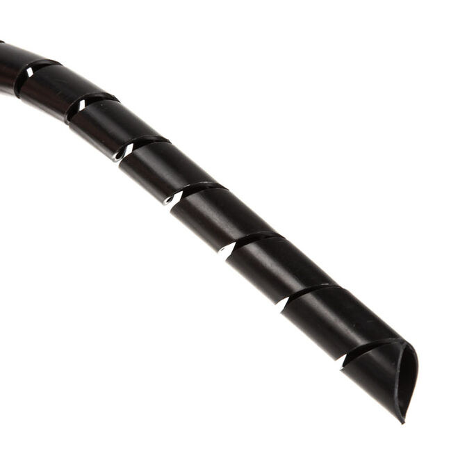 InLine spiral cable wrap, black - 18mm x 10m image number 0