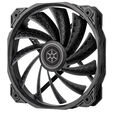 SilverStone Shark Force L&uuml;fter, 160mm - schwarz image number null