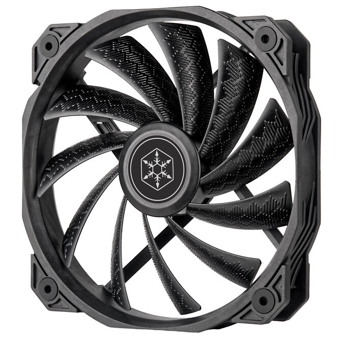 SilverStone Shark Force L&uuml;fter, 160mm - schwarz image number 1