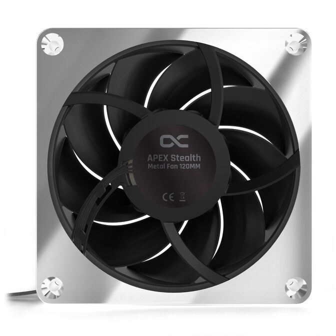 Alphacool Apex Stealth Metall L&uuml;fter 120 mm - chrom image number 2