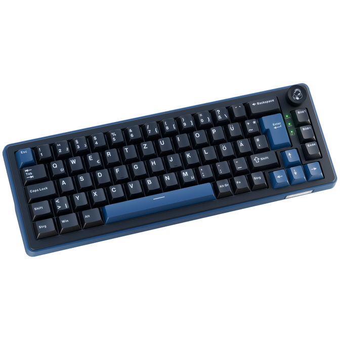 Ducky OK-M 65 Gaming Keyboard, 65%, Hot-Swappable, RGB, ISO - KTT Linear image number 1