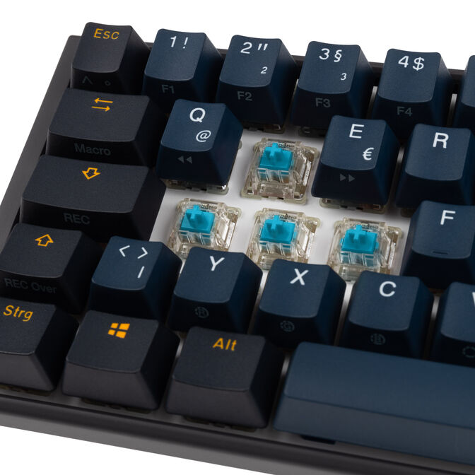 Ducky One 3 Pro Mini Nazca Line Gaming Keyboard, Mechanical, 8,000 Hz, Hot Swap, RGB - Cherry MX2A Blue, ISO (DE) image number 4