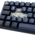 Ducky One 3 Cosmic Blue Mini Gaming Keyboard, RGB LED - MX-Ergo-Clear image number null