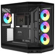HYTE Y50 Midi-Tower PC-Geh&auml;use, E-ATX, Tempered Glass - Pitch Black image number null