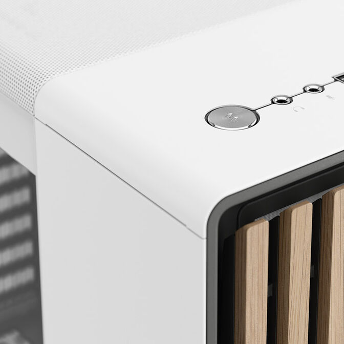 Fractal Design North Tempered Glass Mid Tower - White image number 9