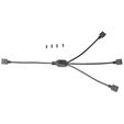 EK Water Blocks EK-Loop D-RGB splitter cable, 3-way - black image number null