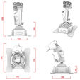 VIRPIL Controls CDT-AEROMAX-LZ Flightstick image number null