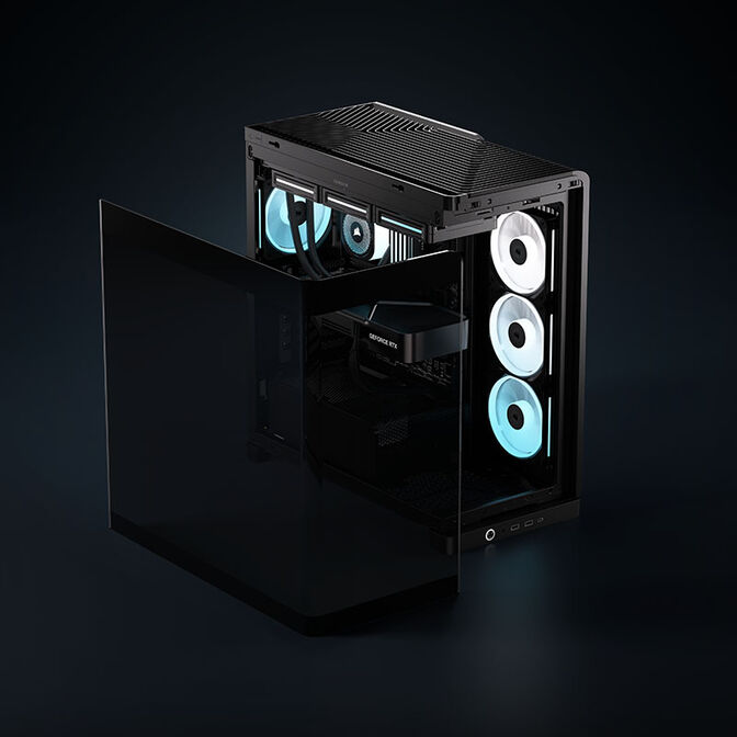 Corsair FRAME 4500X LX-R RGB PC-Geh&auml;use, Midi-Tower, E-ATX, Tempered Glass - schwarz image number 17