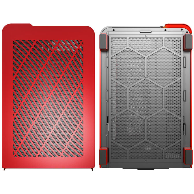 Montech KING 95 Midi-Tower, Tempered Glass, ARGB - rot image number 7