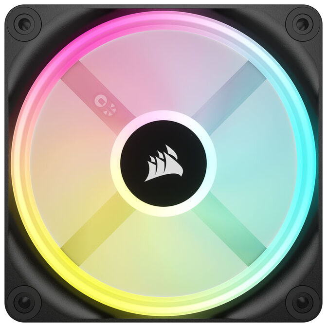 Corsair iCUE LINK QX120 RGB Series, PWM L&uuml;fter - 120mm, schwarz image number 2