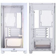 Corsair 2800X RS-R ARGB PC Case, Mini Case, mATX, Tempered Glass - including 3x 120mm Fans, White image number null