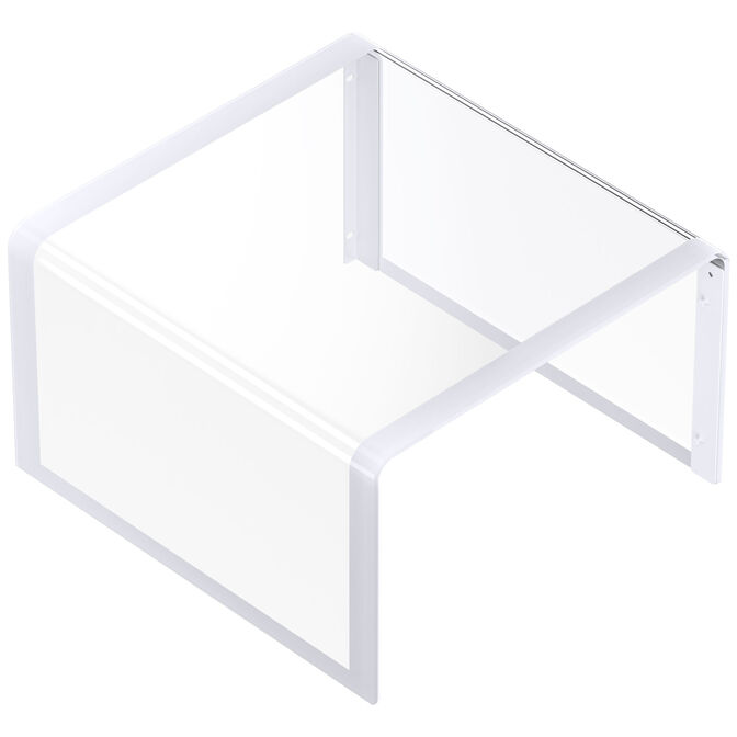Jonsbo V12 PC Case, Mini Tower, Micro-ATX - White image number 3