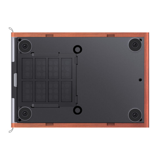 Jonsbo T7 PC-Geh&auml;use, Midi-Tower, mATX, Tempered Glass - silber image number 12