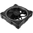 ASUS Prime MR120 ARGB-L&uuml;fter, PWM, Reverse - 120mm, schwarz, 3er-Pack image number null