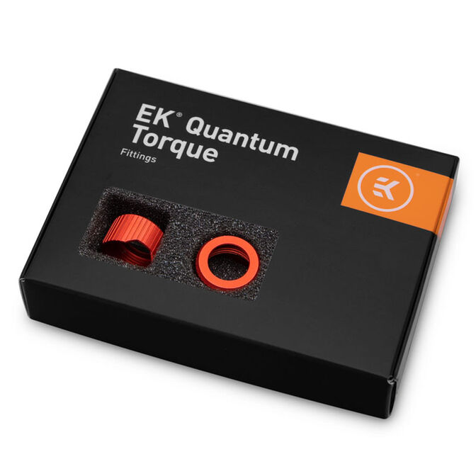 EK Water Blocks EK-Quantum Torque Compression Ring, 6er-Pack, HDC 12 - rot image number 3
