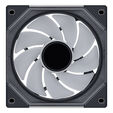 Lian Lian Li "4er Pack" - 3x UNI FAN SL-INF 120 ARGB Reverse Blade PWM L&uuml;fter & 1x Standard Blade, 120mm - schwarz (Ohne Controller) image number null