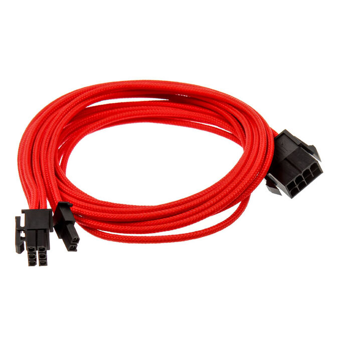 PHANTEKS 6+2-Pin PCIe Verl&auml;ngerung 50cm - sleeved rot image number 1