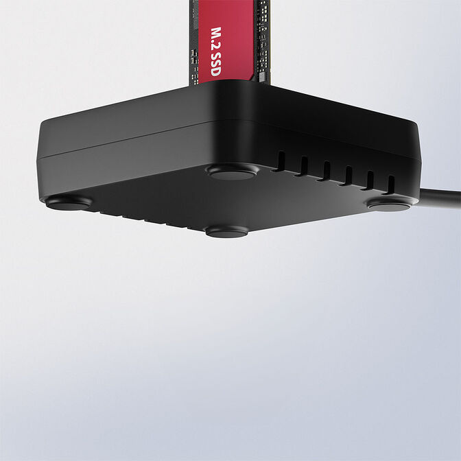 AXAGON ADSA-M2C11L M.2-NVMe-Dockingstation, USB-C 10Gbps, M.2 2230-22110 - schwarz image number 3