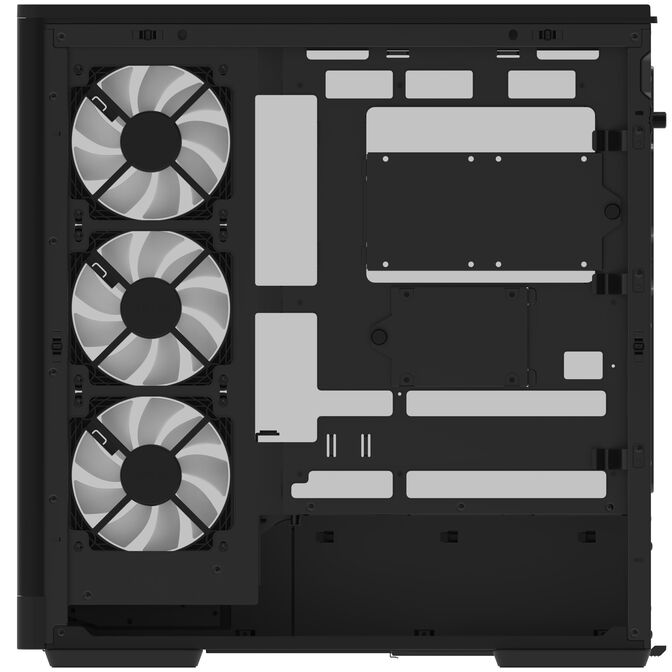 Aerocool P500A PC-Geh&auml;use, Midi-Tower, ATX, Tempered Glass, RGB - schwarz image number 9