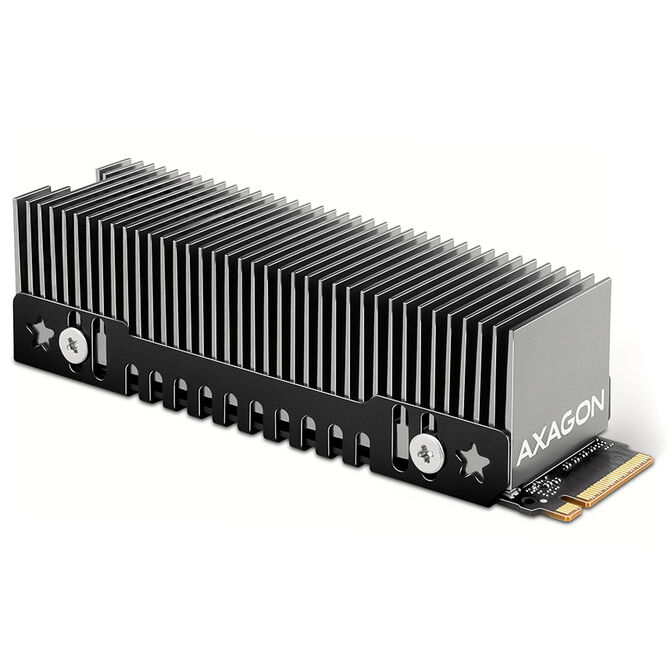 AXAGON CLR-M2XT M.2 SSD Passivk&uuml;hler, Aluminium - 2280 image number 0
