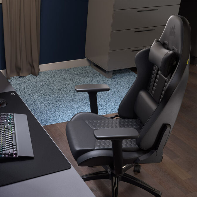 Corsair TC100 Relaxed Gamingstuhl, Kunstleder - schwarz image number 9