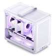 Jonsbo C6 MAX PC case, mini case, Micro-ATX, Tempered Glass - white image number null