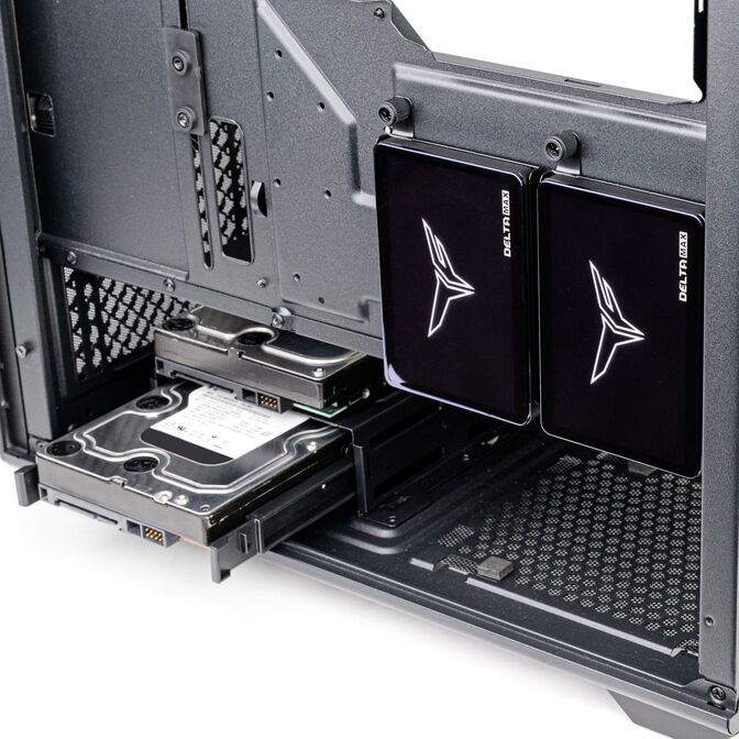 SilverStone FARA 515XR PC-Geh&auml;use, Midi-Tower, ATX, RGB, Tempered Glass - schwarz image number 10
