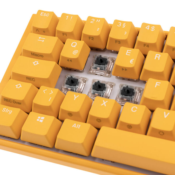 Ducky One 3 Yellow Mini Gaming Keyboard, RGB LED - MX-Black image number 4