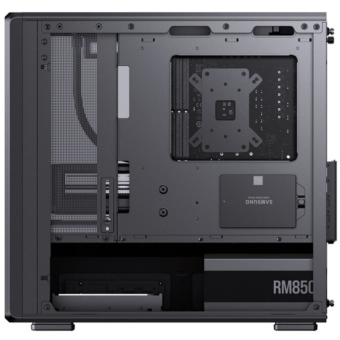 Jonsbo D200 PC Case, Mini Tower, mATX, Tempered Glass - black image number 14