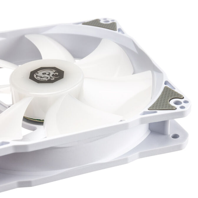 Bitspower Notos RGB PWM L&uuml;fter, 120mm - wei&szlig;, 3er-Pack image number 4