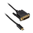 Akasa Typ C Adapter Kabel auf DVI - schwarz image number null
