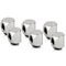 Thermal Grizzly DeltaMate Rotary Fitting - 90 Degrees, Gloss Nickel, Pack of 6