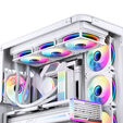Jonsbo FR-606WR PWM fan, Reverse, RGB - 120mm, white image number null
