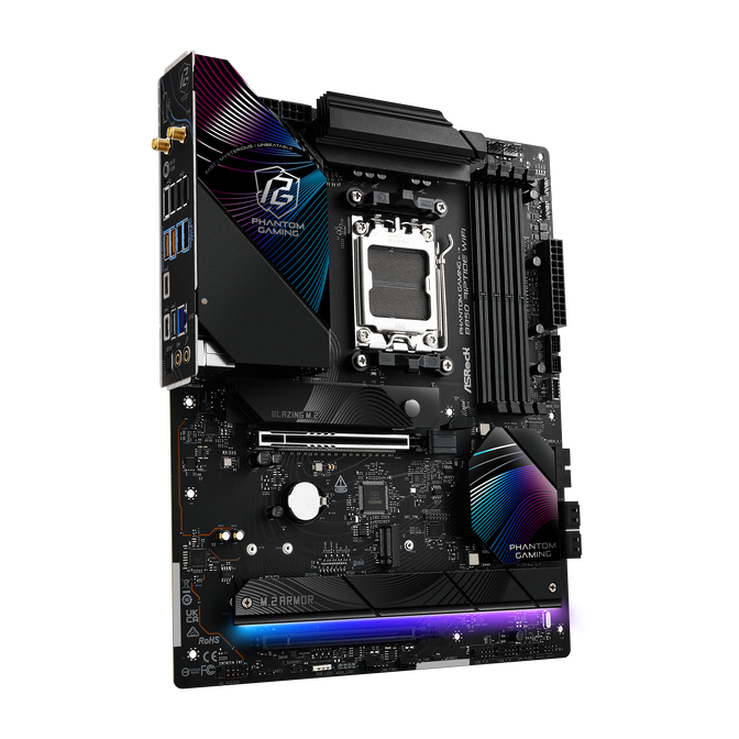 ASROCK B850 Riptide WiFi Mainboard, Sockel AM5, AMD B850, ATX, DDR5 image number 1