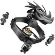 Jonsbo HF-120 PWM Fan - 120mm, black image number null