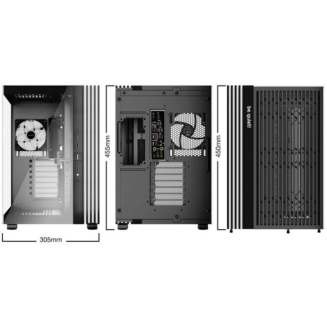 be quiet! Light Base 600 LX PC Case, Mid Tower, Tempered Glass, ARGB - black image number 7
