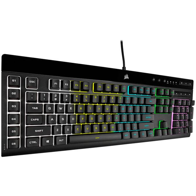 Corsair K55 RGB PRO Gaming Tastatur, RGB LED - schwarz image number 1
