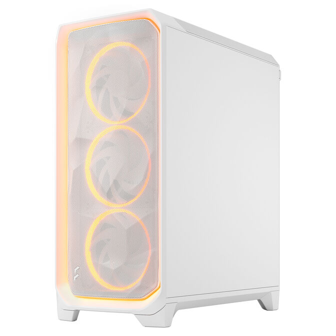 Fractal Design Meshify 3 Ambience Pro RGB White TG Clear PC-Geh&auml;use, Midi-Tower, E-ATX - wei&szlig; image number 4