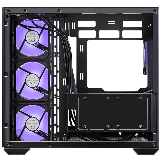Cooler Master Elite 681 PC-Geh&auml;use, Midi-Tower, ATX, Tempered Glass, RGB - inklusive 4x 120mm-ARGB-L&uuml;fter, schwarz image number 7