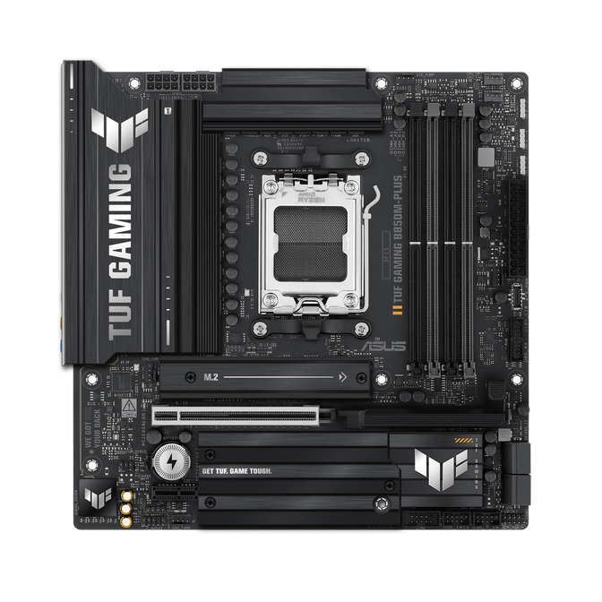 ASUS TUF Gaming B850M-Plus Mainboard, Sockel AM5, AMD B850, Micro-ATX, DDR5 image number 1