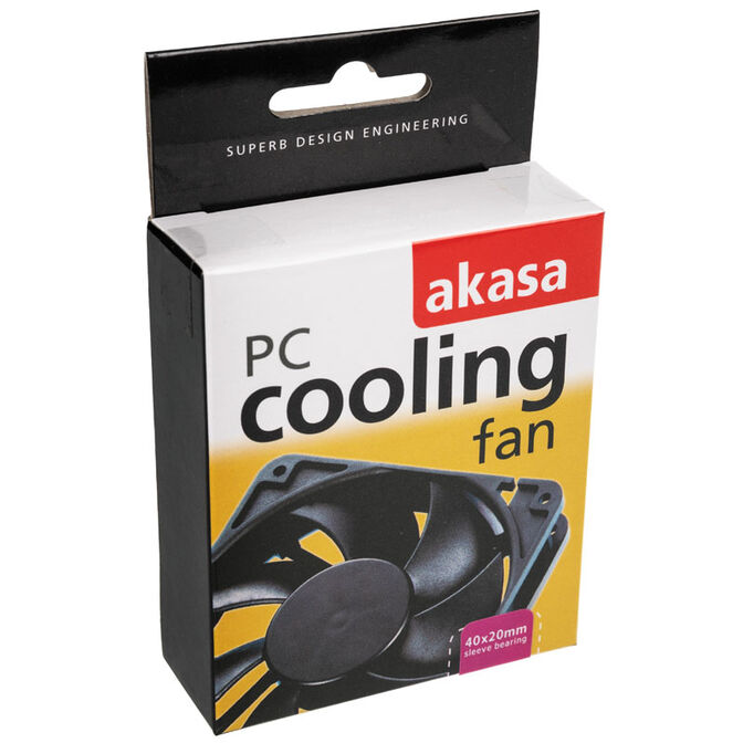 Akasa AK-4020MS Fan - 40mm, black image number 4