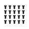EK Water Blocks EK-Loop Phillips Head Screw Set M4 x 6 mm, 20 St&uuml;ck - schwarz