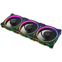 ASUS Prime MR120 ARGB-L&uuml;fter, PWM, Reverse - 120mm, schwarz, 3er-Pack